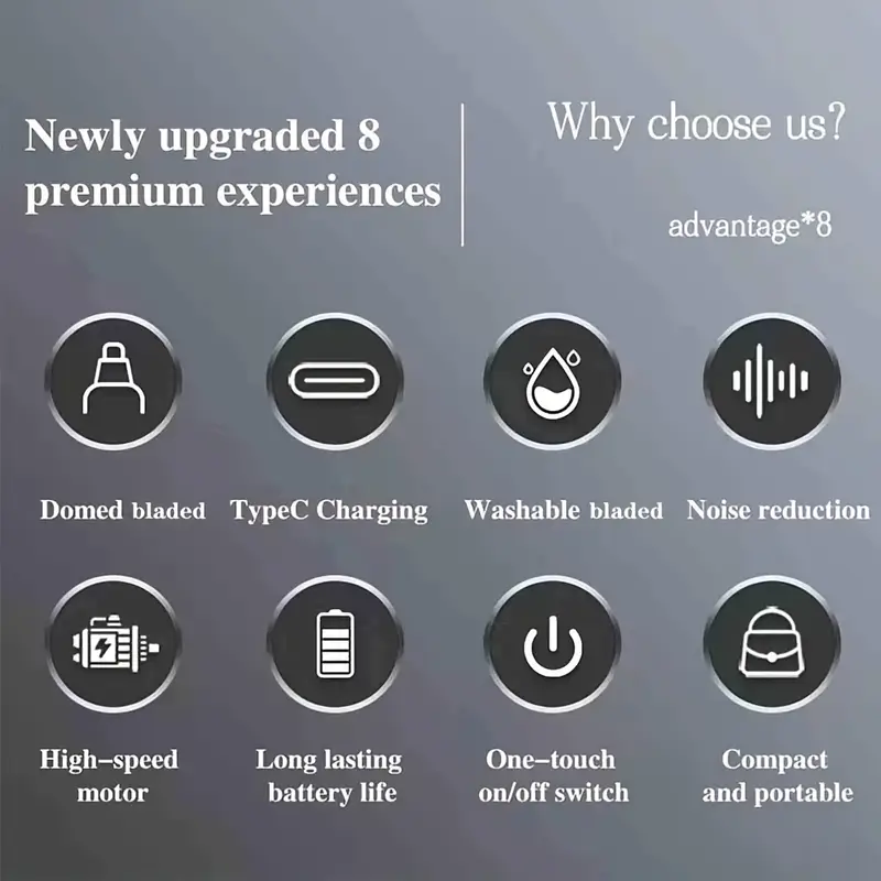 Rechargeable Nose Hair Trimmer