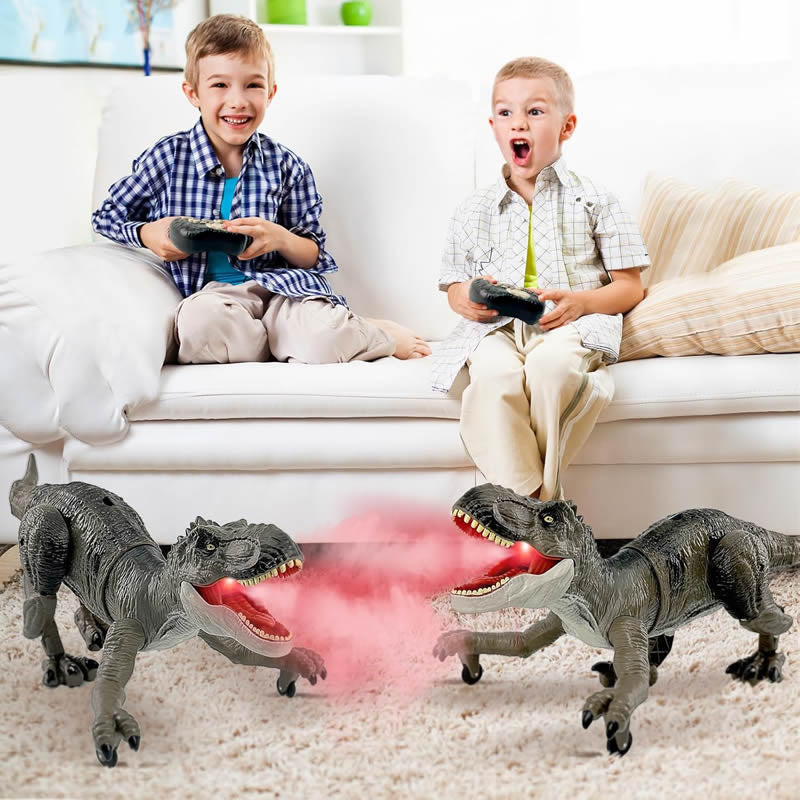 Remote Control Dinosaur for Boys, Robot Dinosaur Toys for Kids, RC Dinosaur with Realistic Legs & Spray Stream,Remote Dinosaur Toys for Kids Birthday Gift