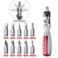 10 in 1 Multi-Angle Ratchet Screwdriver
