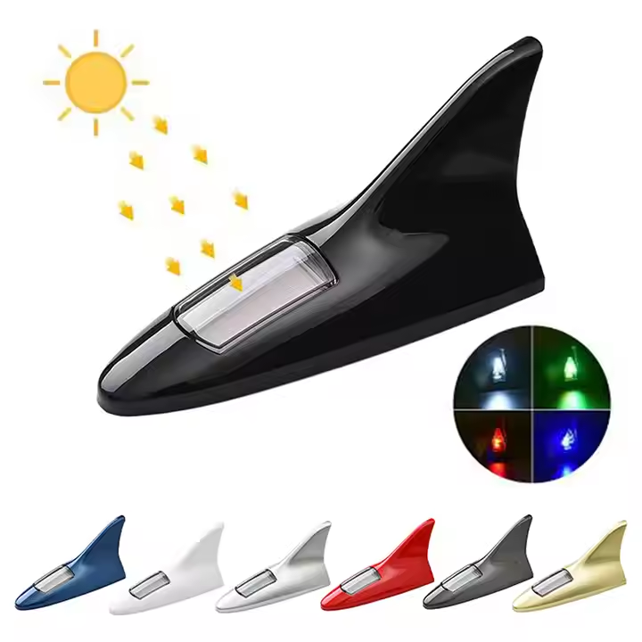Auto Shark Fin Solar Warning Lights