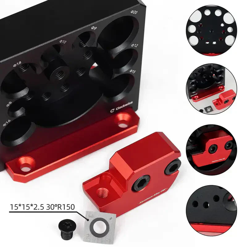 Adjustable Round Turner for 8-hole Electric Drill