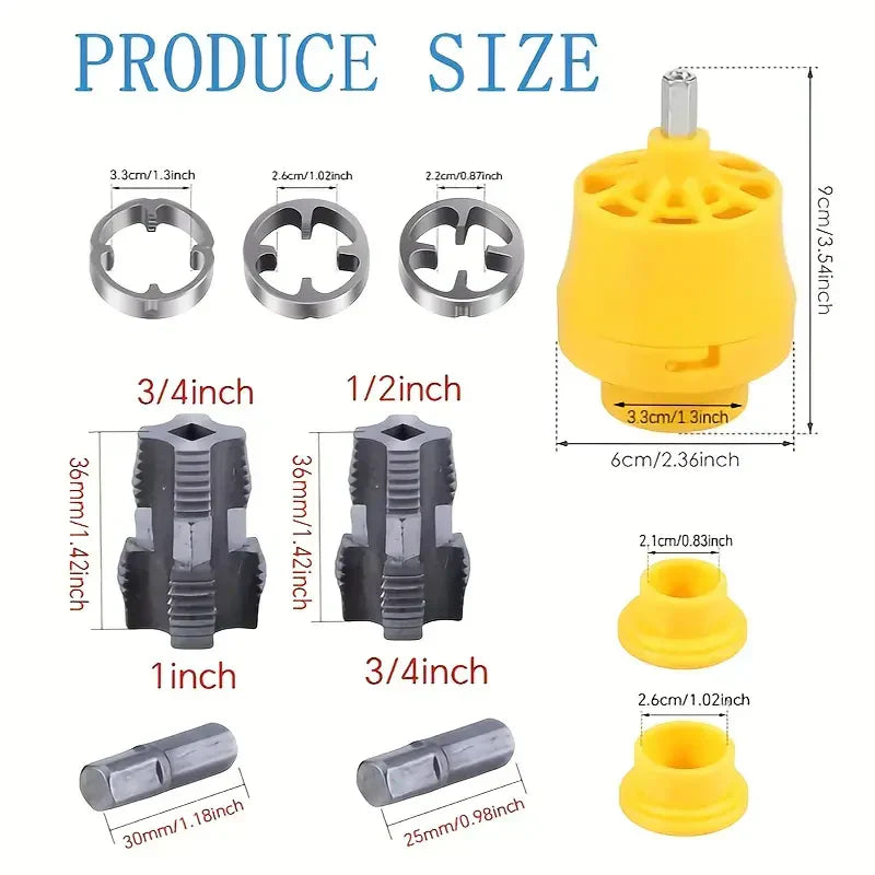 10 Pipe Threading Tool Set