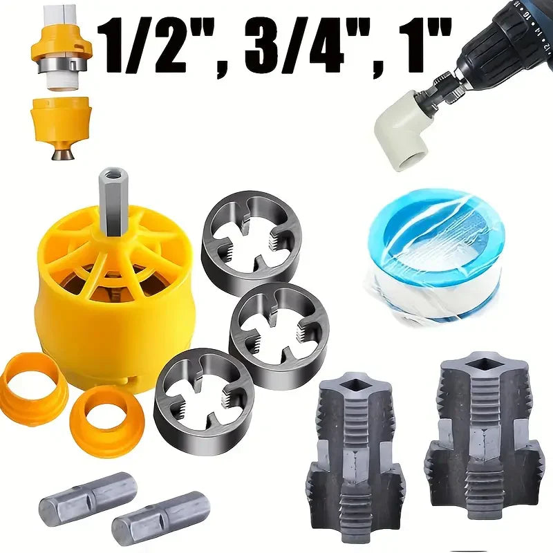 10 Pipe Threading Tool Set