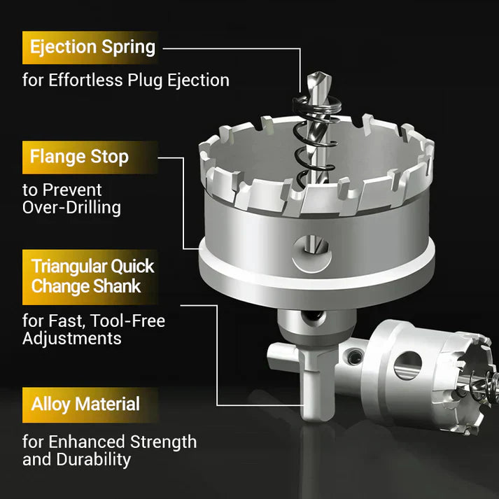 ✨ स्टेनलेस स्टील धातुको होल–ओपनर सेट, आवश्यक अर्टिफ्याक्ट