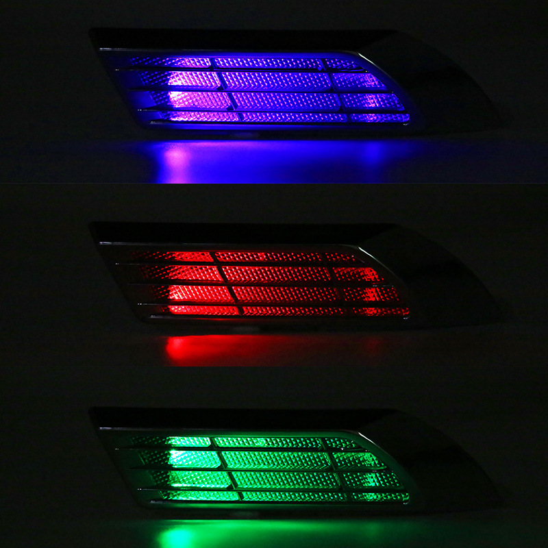 Solar-powered anti-collision multicolored warning light