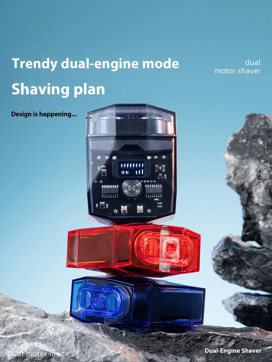 Wholesale Mini Portable LED Display USB Power Electric Shaver for Men Detachable Suspended Blade Body Household Use