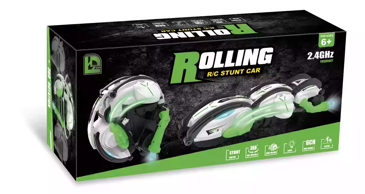 Wholesale 360 Degree Rolling Snake Remote Control Stunt Car 2.4G High Speed Car Toy for Kids
