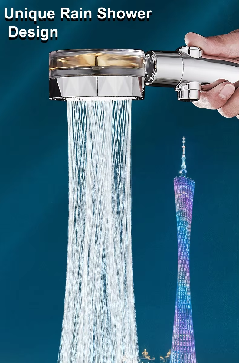 Popular ABS Plastic 360 Rotating Water Saving Hand Held Shower Head With Filter