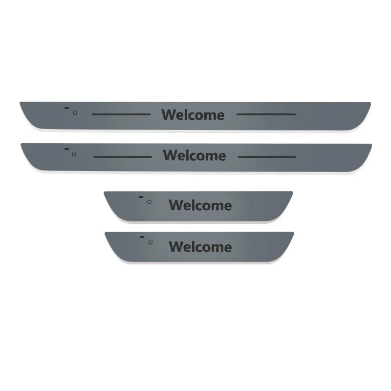 Welcome Plate Pedal Light with Wireless LED Light Adjustable color changing mode