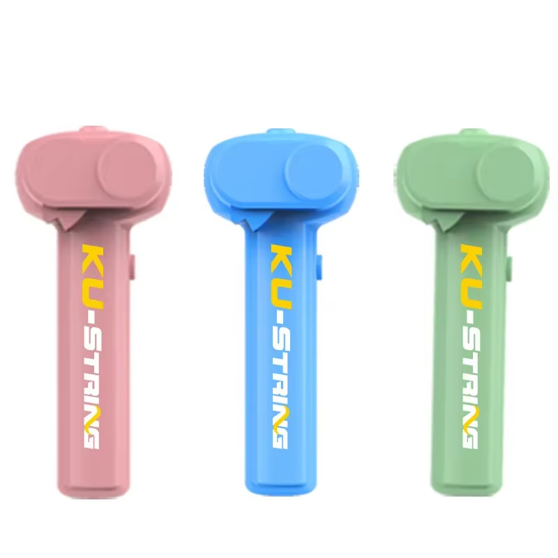 Light Toy String Glow in The Dark String Rope Launcher Luminous Portable Handheld String Stress Relief Toy for Kids Party Gift