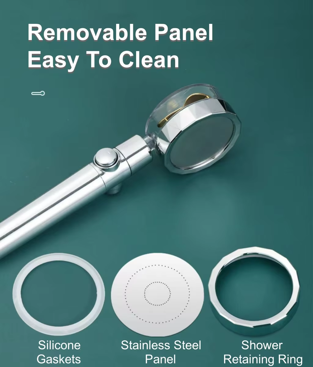 Popular ABS Plastic 360 Rotating Water Saving Hand Held Shower Head With Filter