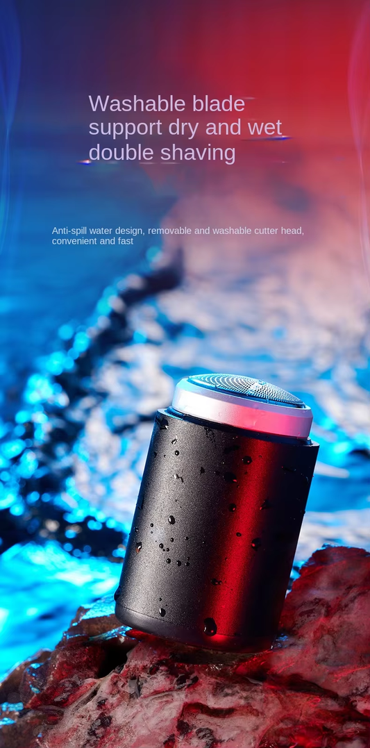 Mini Portable Pocket Shaver Wet and Dry Electric Razor Rechargeable Shaving Machine for Men Single Blade Electric Shavers