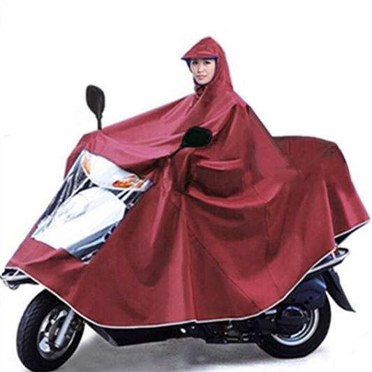 2025 Outdoor Motorcycle & Auto Racing Poncho Raincoat Cape Enhanced Visibility Scooter Raincoat