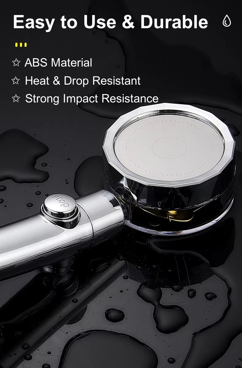 Popular ABS Plastic 360 Rotating Water Saving Hand Held Shower Head With Filter